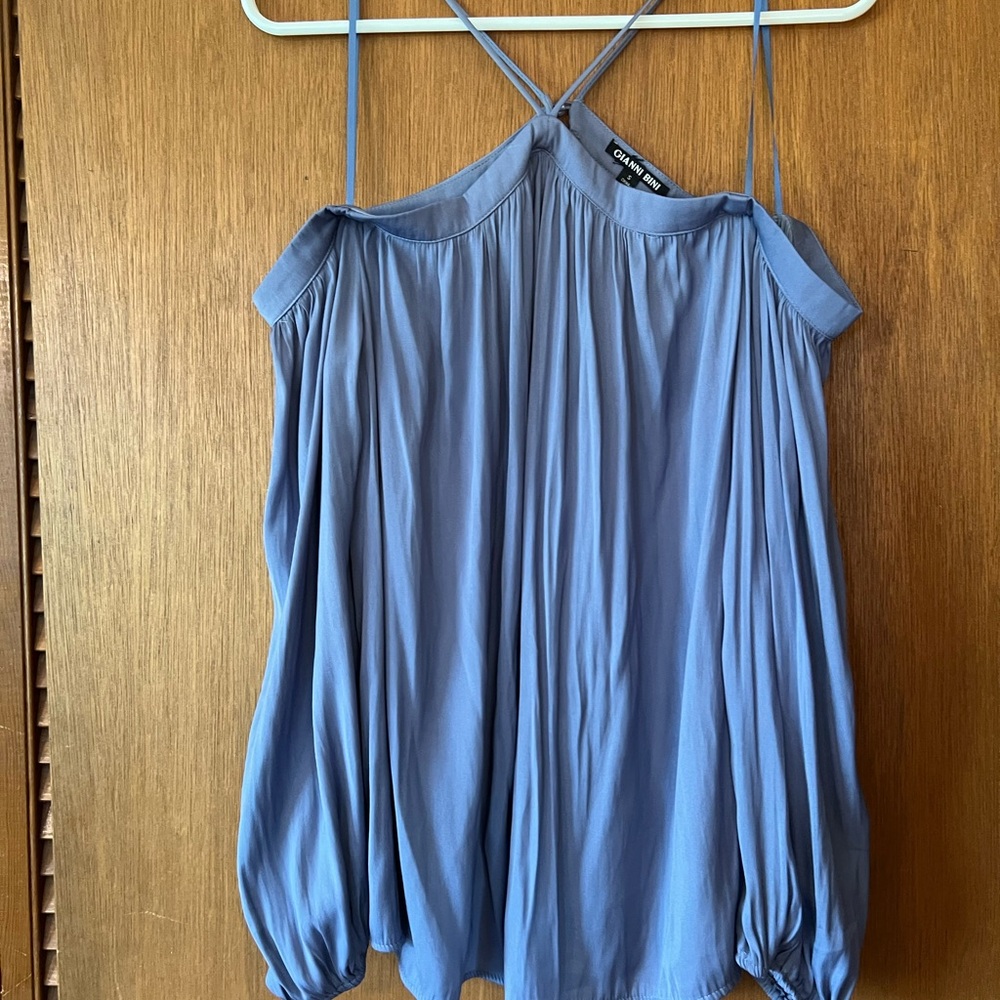 Elegant Blue Women's Top